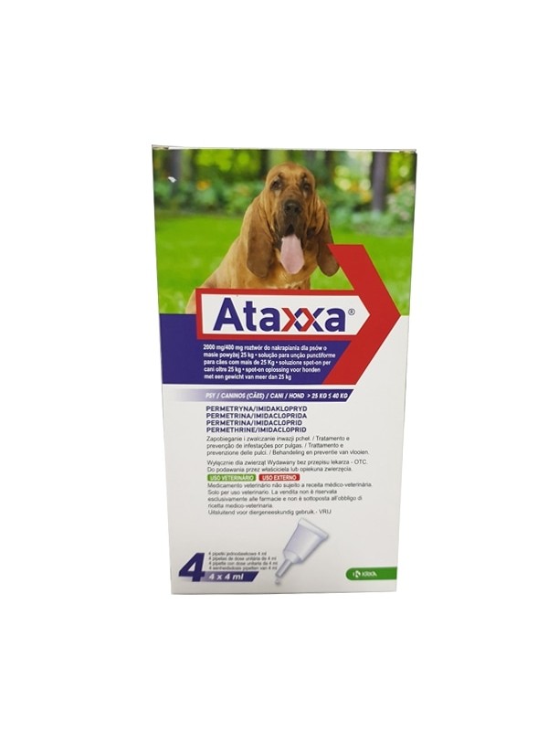 ATAXXA SPOT ON CAES (25-40 KG) 4 PIPETAS - 038165