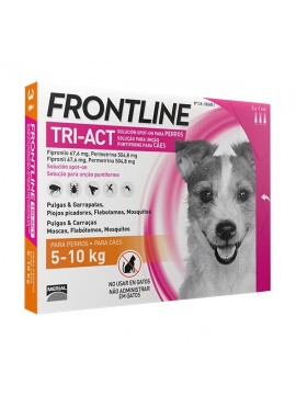 FRONTLINE TRI-ACT 5-10 KG (S) 3 PIPETAS - 038094
