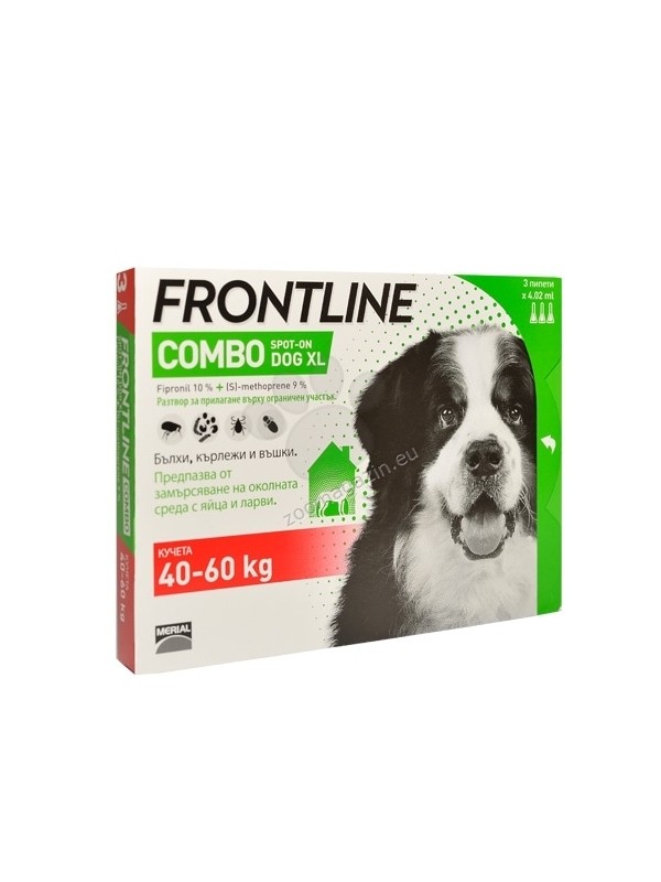 FRONTLINE COMBO 40-60 KG 3 PIPETAS - 038049
