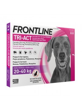 FRONTLINE TRI-ACT 20-40 KG (L) 3 PIPETAS - 038031
