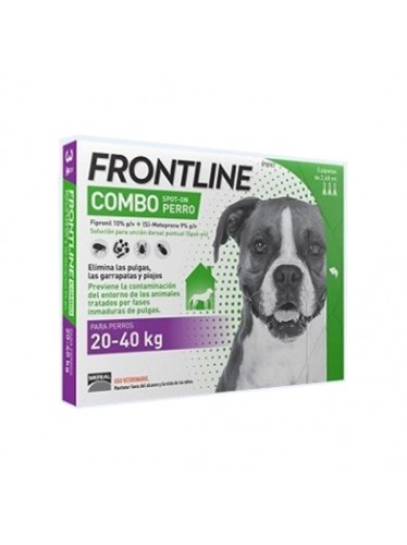 FRONTLINE COMBO 20-40 KG 3 PIPETAS - 038045