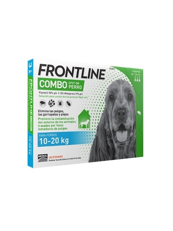FRONTLINE COMBO 10-20 KG 3 PIPETAS - 038044