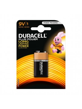 DURACELL PILHA PLUS POWER ALCALINA 6F22 BLISTER 1X1 UNID. - 021012