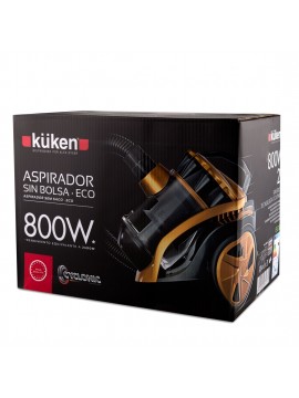 KUKEN ASPIRADOR SEM SACO 800 W DOURADO (REF: 33078) - 010150