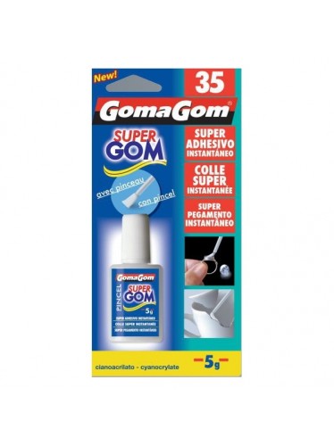 GOMAGOM COLA INSTANTANIA 5 G  COM PINCEL (15100 Nº 35) - 007147