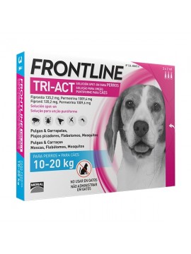 FRONTLINE TRI-ACT 10-20 KG (M) 3 PIPETAS - 038095