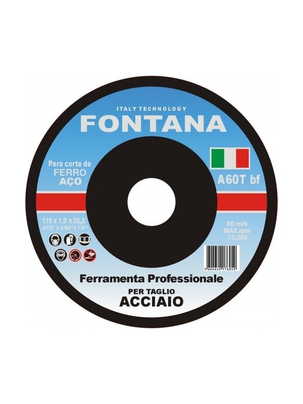 FONTANA DISCO ABRASIVO CORTE FERRO - 018001