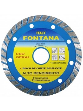 FONTANA DISCO DIAMANTE USO GERAL CONTINUO 230 - 006243