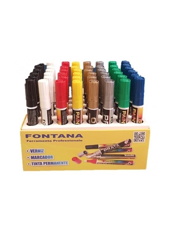 EXPOSITOR DE MARCADORES TINTA PERMANENTE 1X48 UNID. - 015058