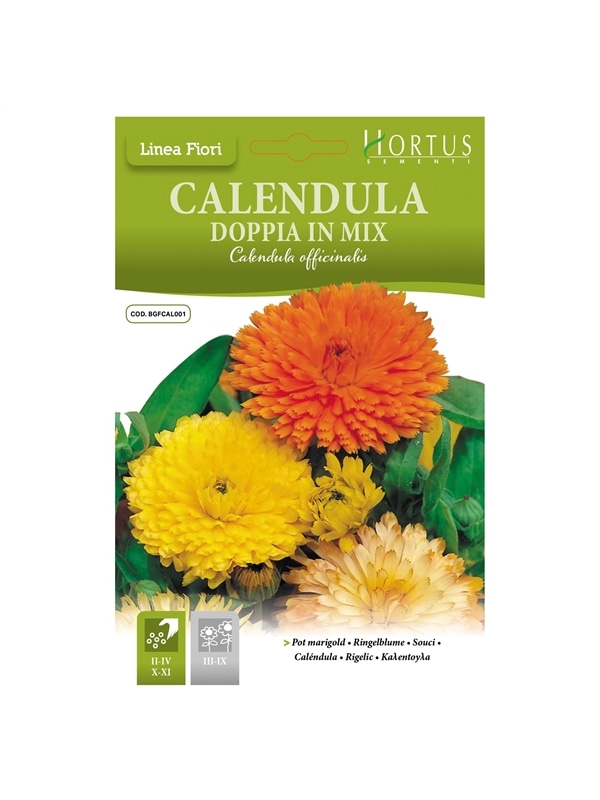 HORTUS - CALENDULAS DOBRADAS MIX (C054) - 089621