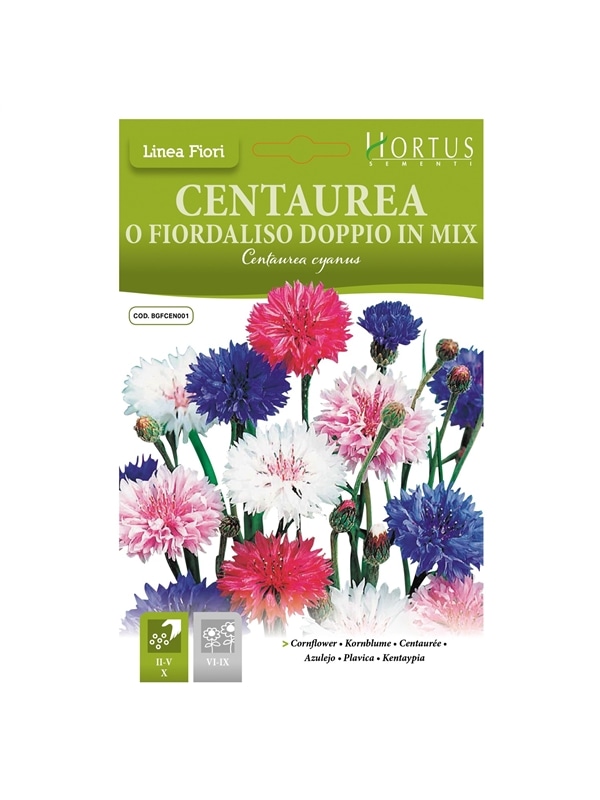 HORTUS - CENTAUREAS DOBRADAS MIX (C134) - 089828