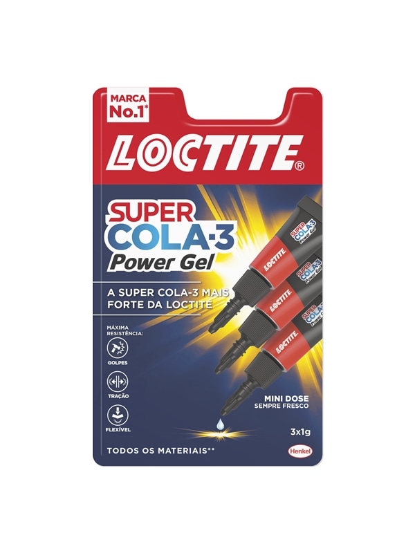 LOCTITE SUPER COLA-3 POWER GEL MINI DOSE 3x1G - 007233