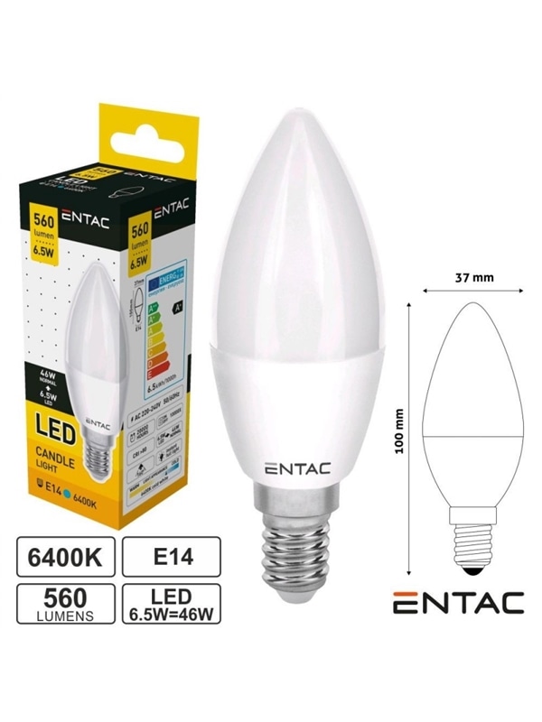 ENTAC LAMPADA LED VELA E14 - 096284